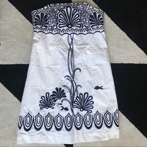 Lilly Pulitzer “Fly Me to the Sea” Strapless Dress